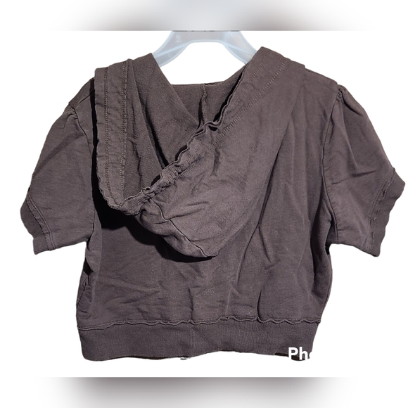 Vintage Distressed Crop Top, sz XL - Picture 2 of 5